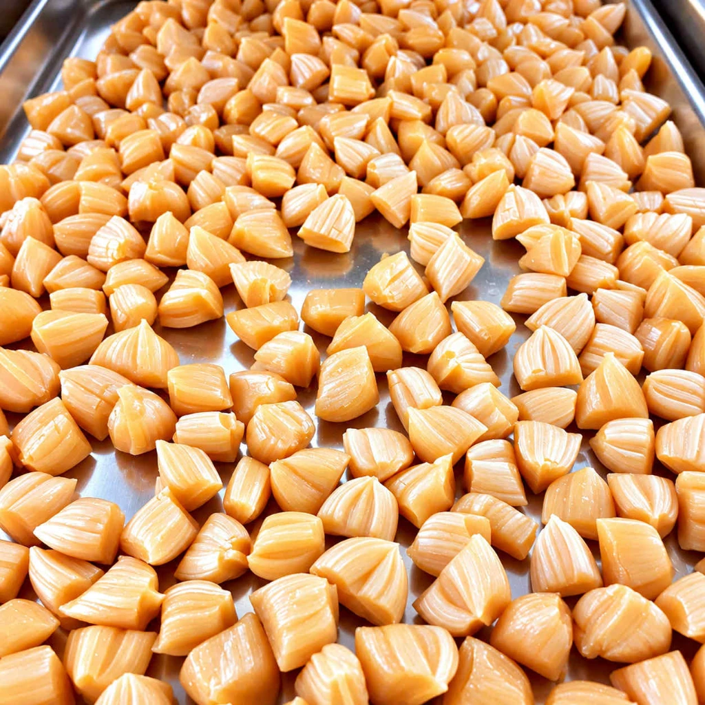 bonbons au miel sur plateau métallique la mare aux abeilles.webp