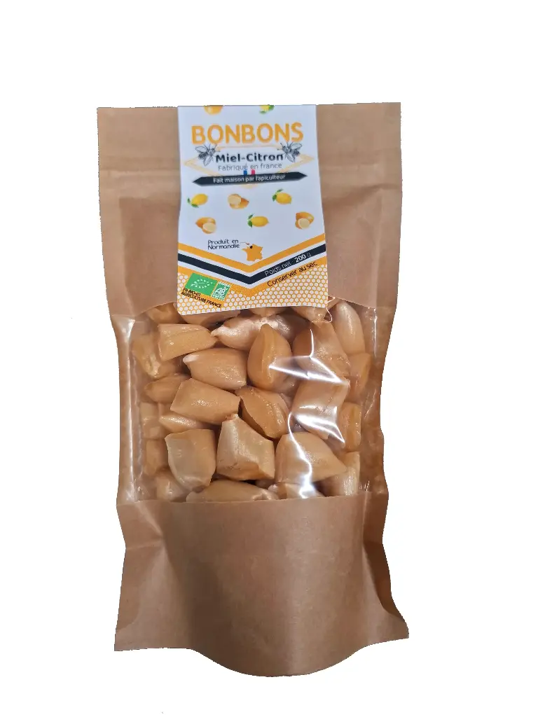 Bonbons au Miel-Citron certifié Biologique