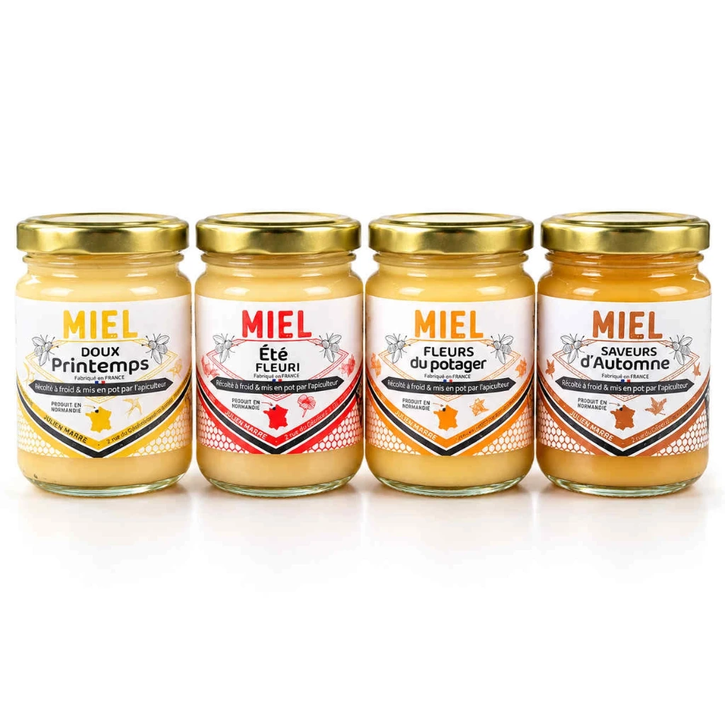 Coffret découverte Miel 4*125g