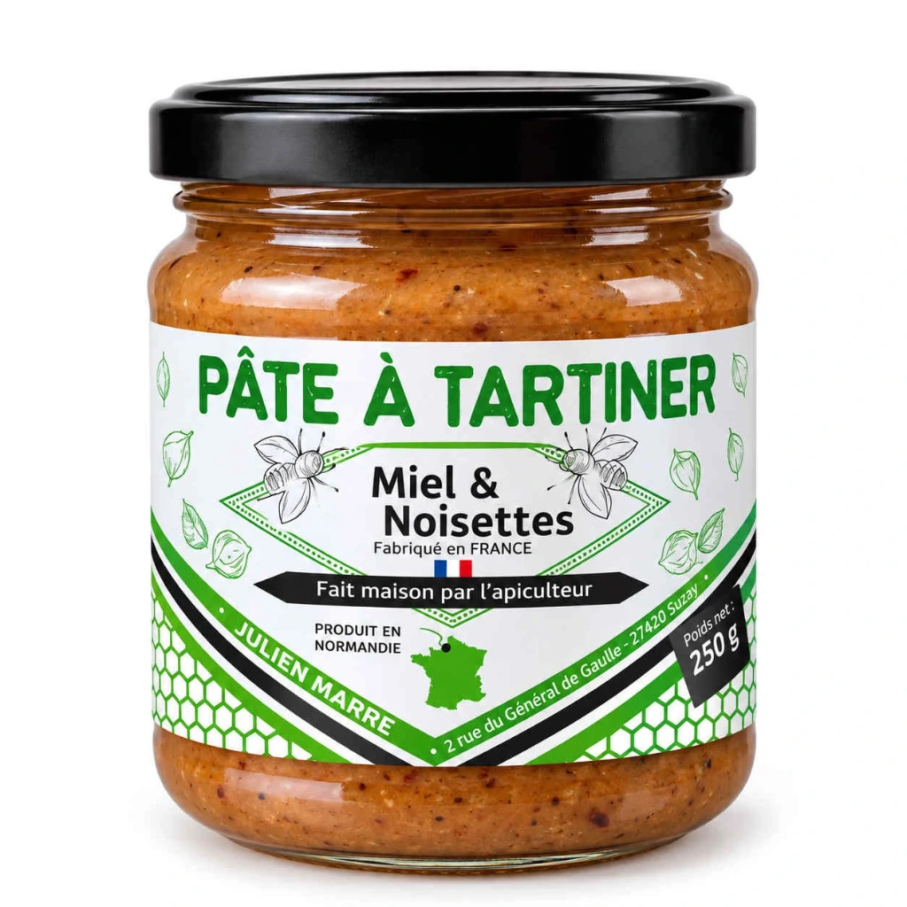 Pâte à tartiner Miel et Noisettes