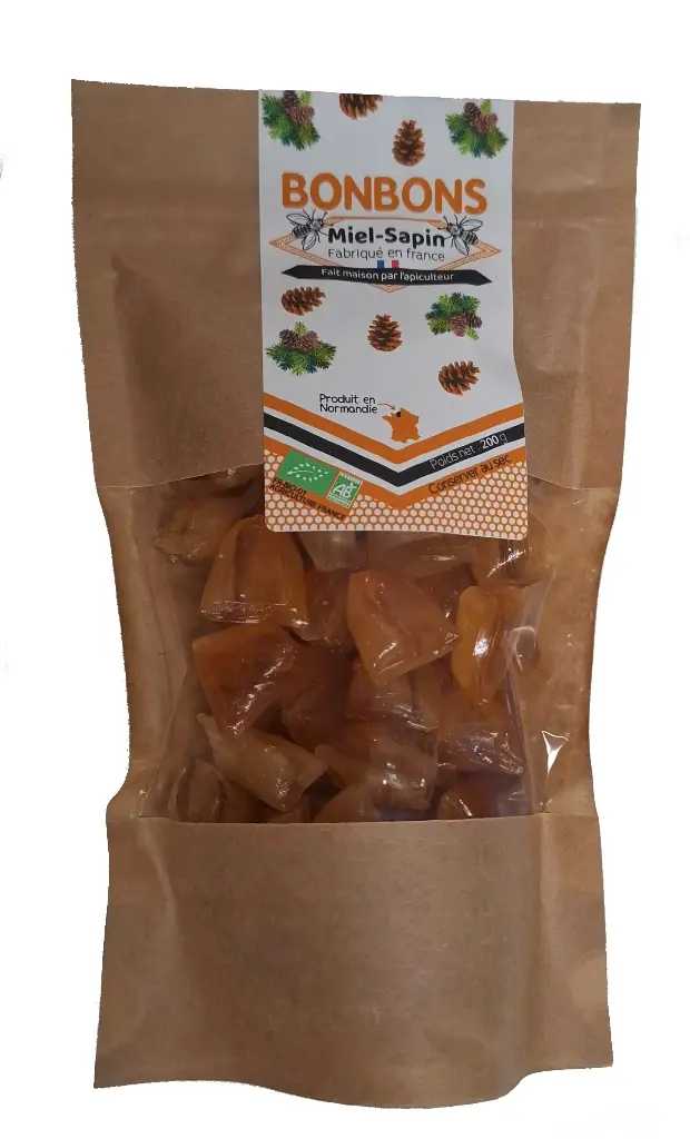 Bonbons au Miel-Sapin certifié Biologique